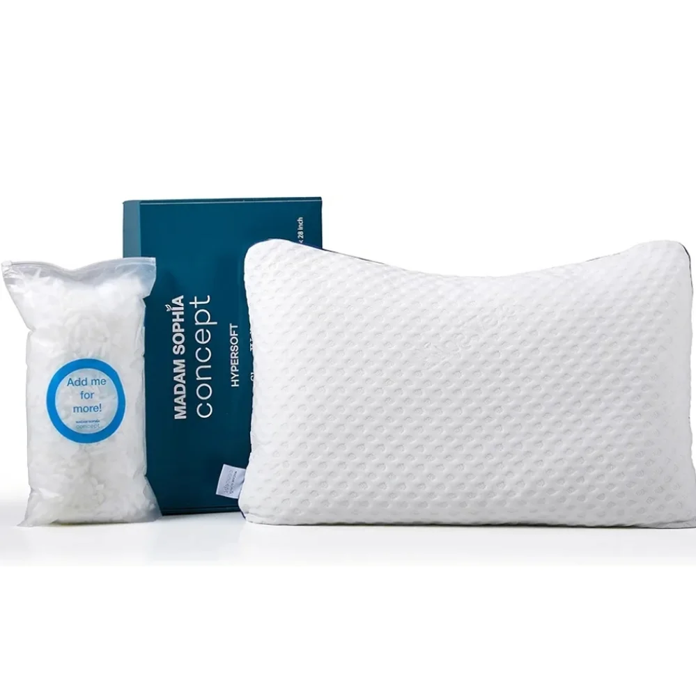 Memory Foam Pillows, Adjustable Side Sleeper Pillow